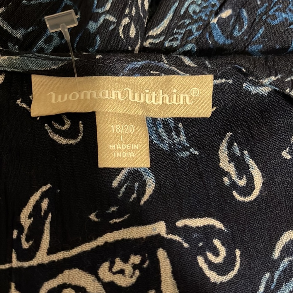 Woman Within NWOT maxi dress,sz.L(18-20) - Picture 3 of 4